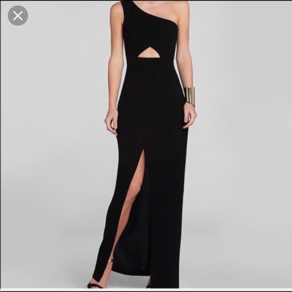 BCBGMaxAzria Dresses & Skirts - BCBG Kauri one shoulder dress in black size 0